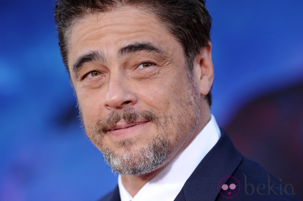 Benicio del Toro en el estreno de 'Guardianes de la Galaxia' en Los Ángeles