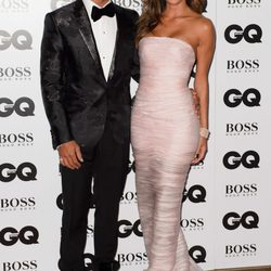 Lewis Hamilton y Nicole Scherzinger en los Premios GQ Hombres del Año 2014
