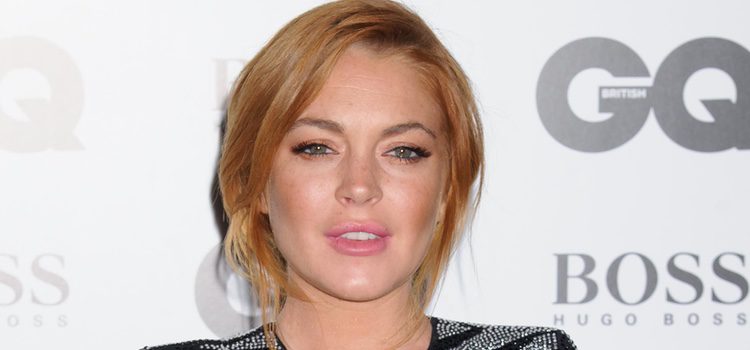 Lindsay Lohan en los Premios GQ Hombres del Año 2014