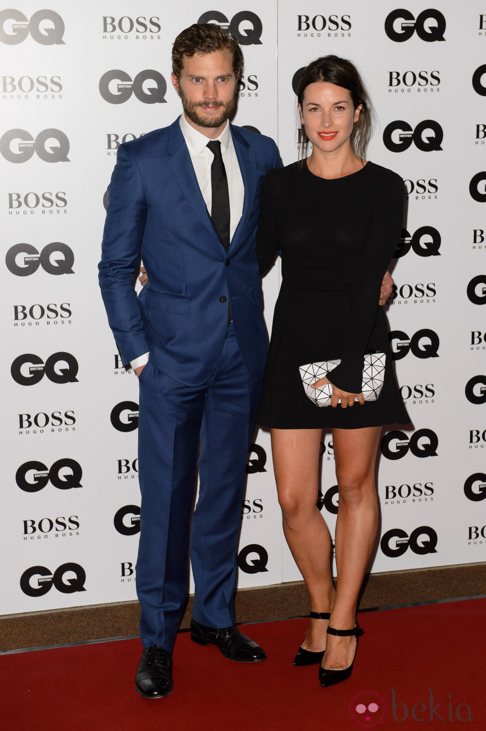 Jamie Dornan y Amelia Warner en los Premios GQ Hombres del Año 2014