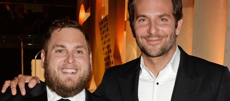 Jonah Hill y Bradley Cooper en los Premios GQ Hombres del Año 2014