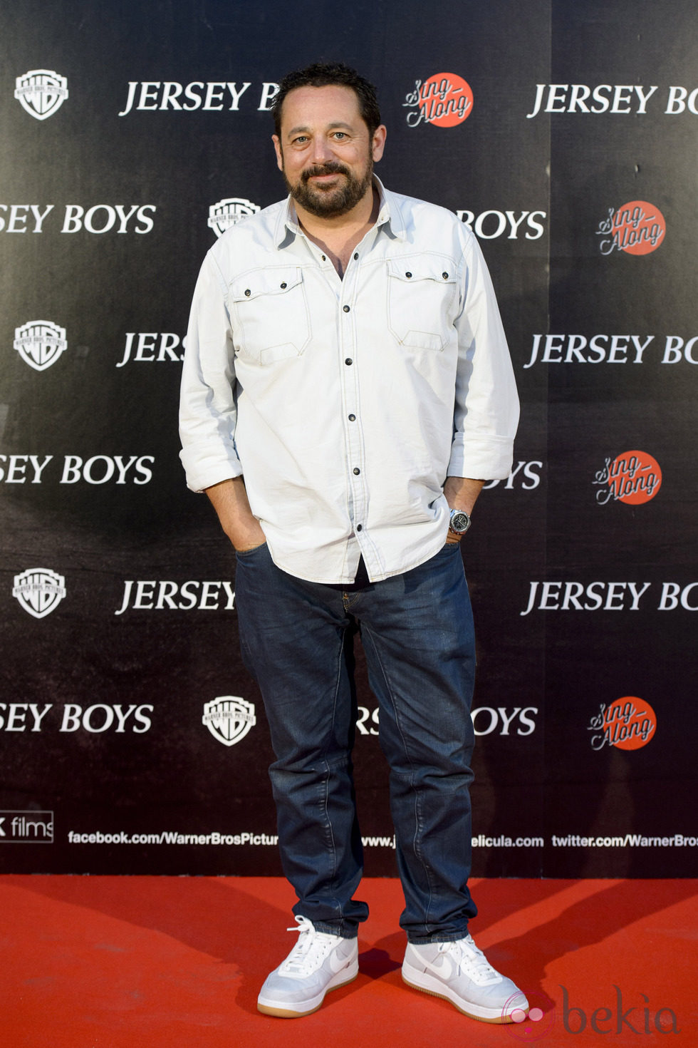 Pepón Nieto en el estreno de la película 'Jersey Boys' en Madrid