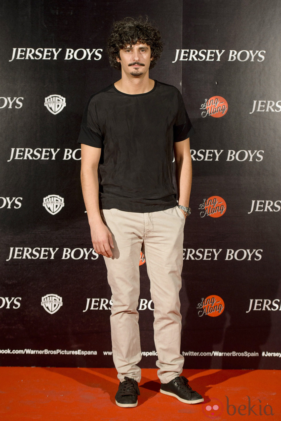 Antonio Pagudo en el estreno de la película 'Jersey Boys' en Madrid