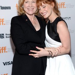 Liv Ullmann y Jessica Chastain en el estreno de 'Miss Julie' en el Festival de Toronto 2014