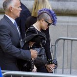 Kelly Osbourne en el funeral de Joan Rivers