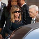 Melissa Rivers en el funeral de Joan Rivers