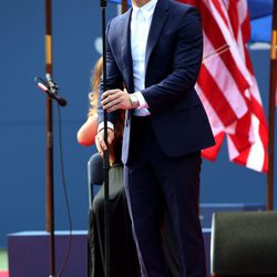 Nick Jonas en la final femenia del US Open 2014