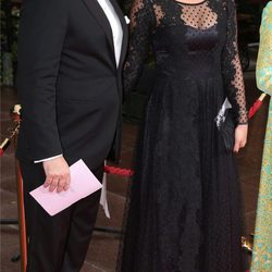 La Princesa Magdalena y Chris O'Neill en la cena organizada por la World Childhood Foundation