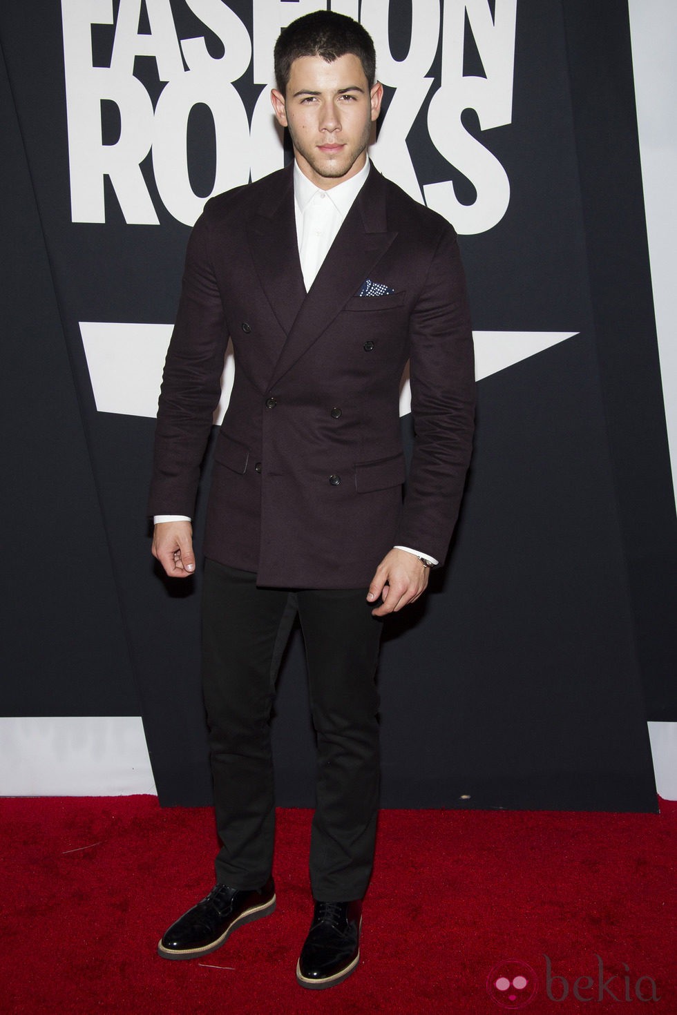 Nick Jonas en la gala Fashion Rocks 2014