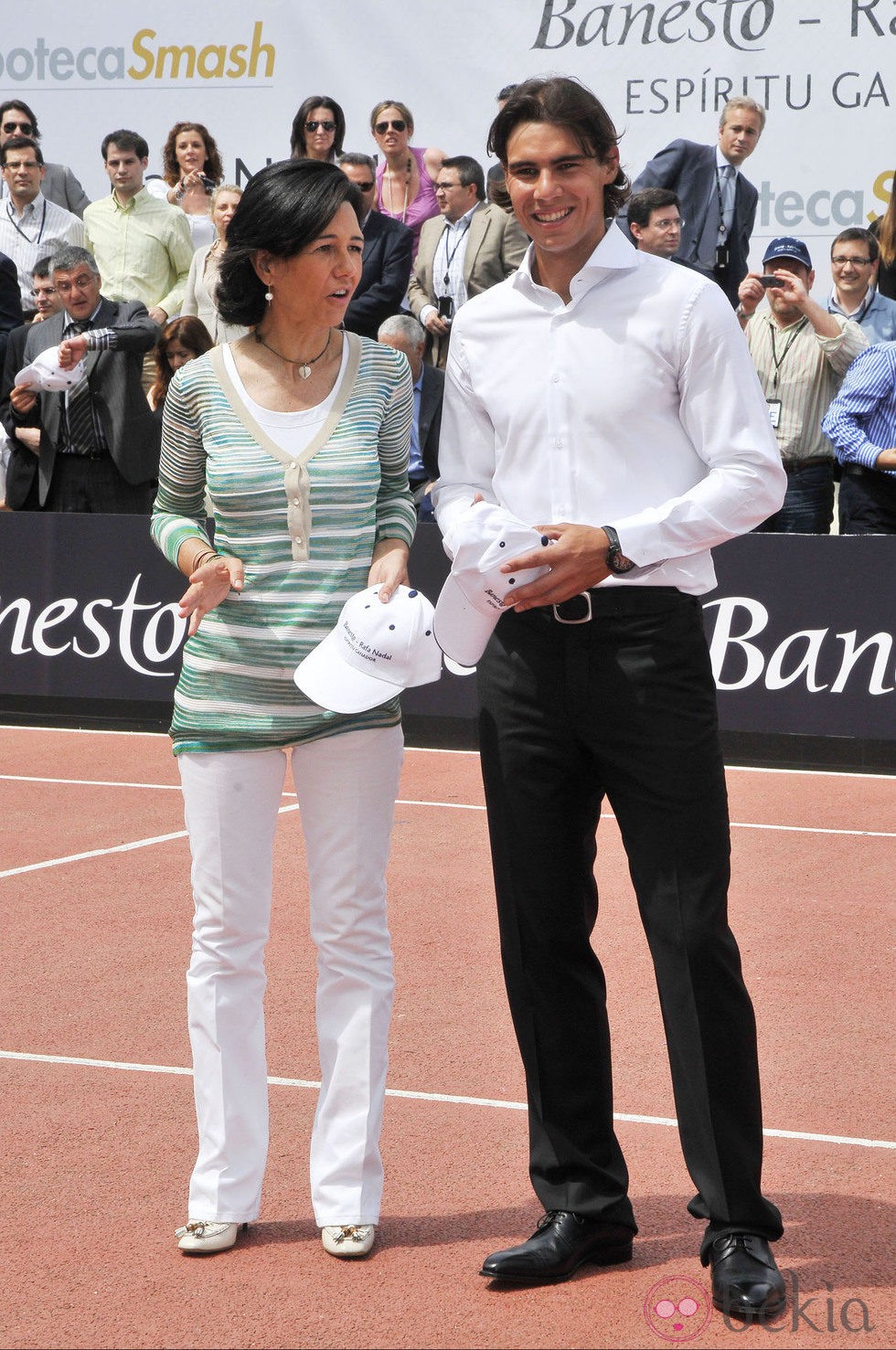 Ana Patricia Botín con Rafa Nadal