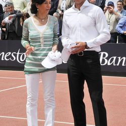 Ana Patricia Botín con Rafa Nadal