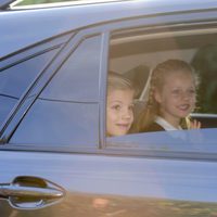 La Princesa Leonor y la Infanta Sofía en su primer día de colegio