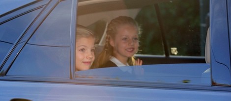 La Princesa Leonor y la Infanta Sofía en su primer día de colegio