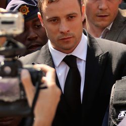 Oscar Pistorius tras ser sentenciado por homicidio involuntario