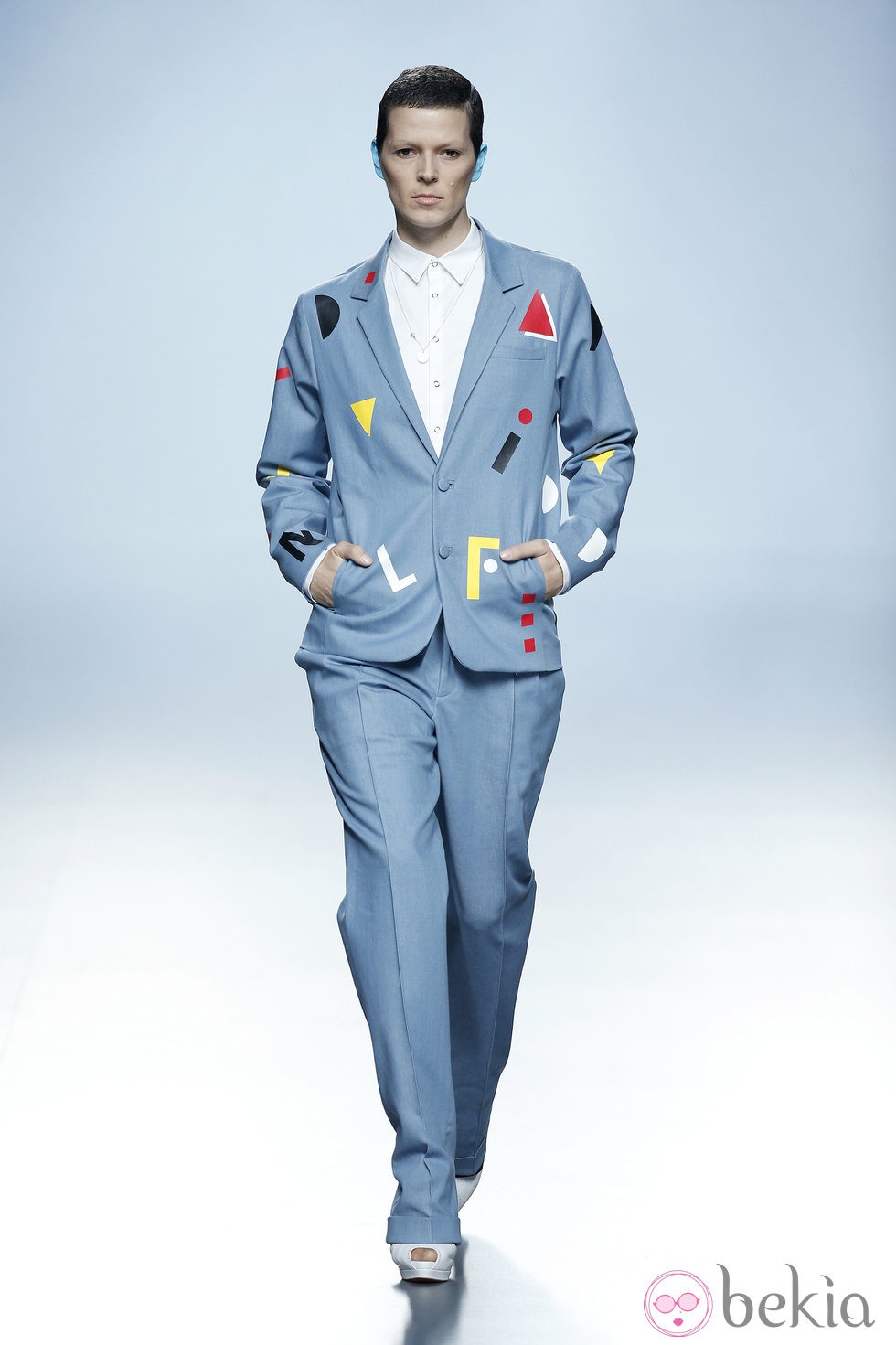 Bimba Bosé desfilando para David Delfin en Madrid Fashion Week primavera/verano 2015