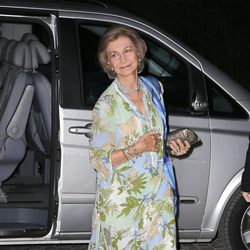 La Reina Sofía en la celebración de las Bodas de Oro de los Reyes de Grecia