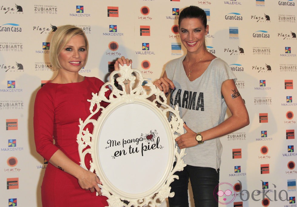 Soraya Arnelas y Laura Sánchez presentan la campaña 'Me pongo en tu piel'