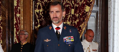 El Rey Felipe VI con el fajín de Capitán General de los Ejércitos