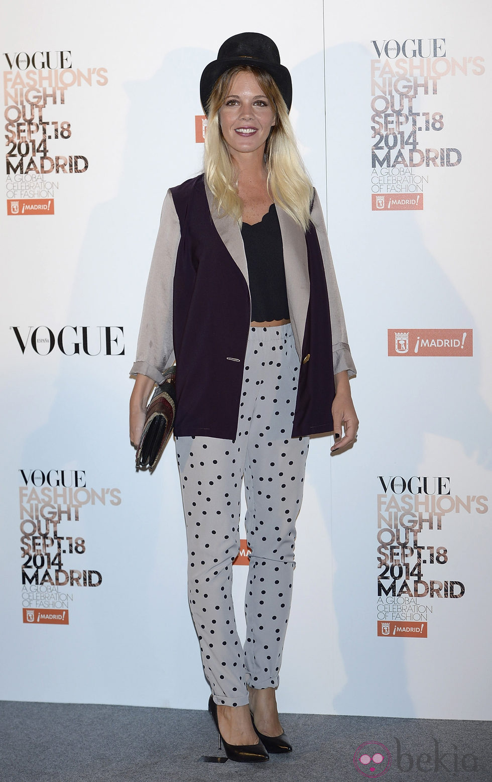 Bárbara Muñoz en la Vogue Fashion's Night Out Madrid 2014