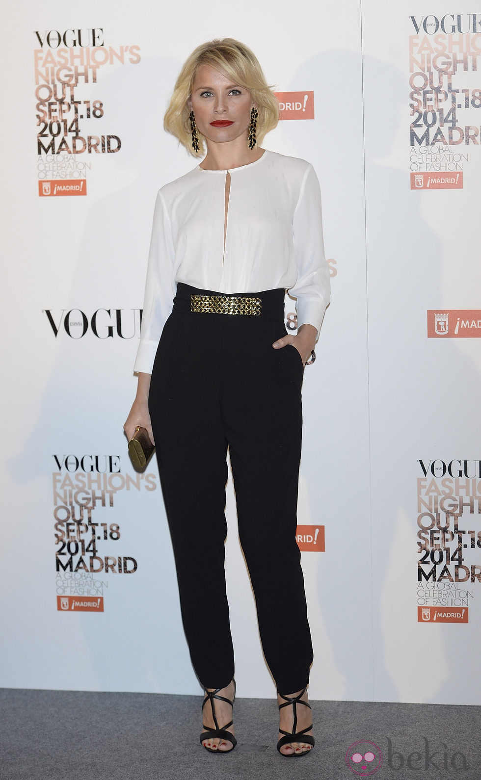 Soraya Arnelas en la Vogue Fashion's Night Out Madrid 2014
