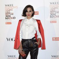 Megan Montaner en la Vogue Fashion's Night Out Madrid 2014