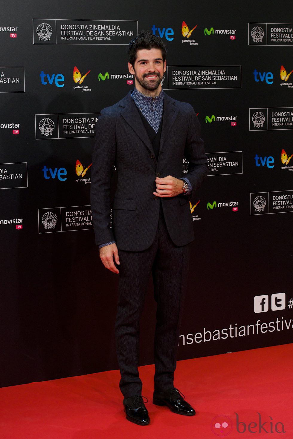 Miguel Ángel Muñoz en la gala inaugural del Festival de San Sebastián 2014