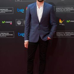Paco León en la premiere de 'La isla mínima' en el Festival de San Sebastián 2014