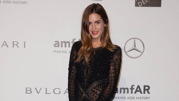 Gala Gonzalez en la cena benéfica de amfAR durante La Semana de la Moda de Milán 2014