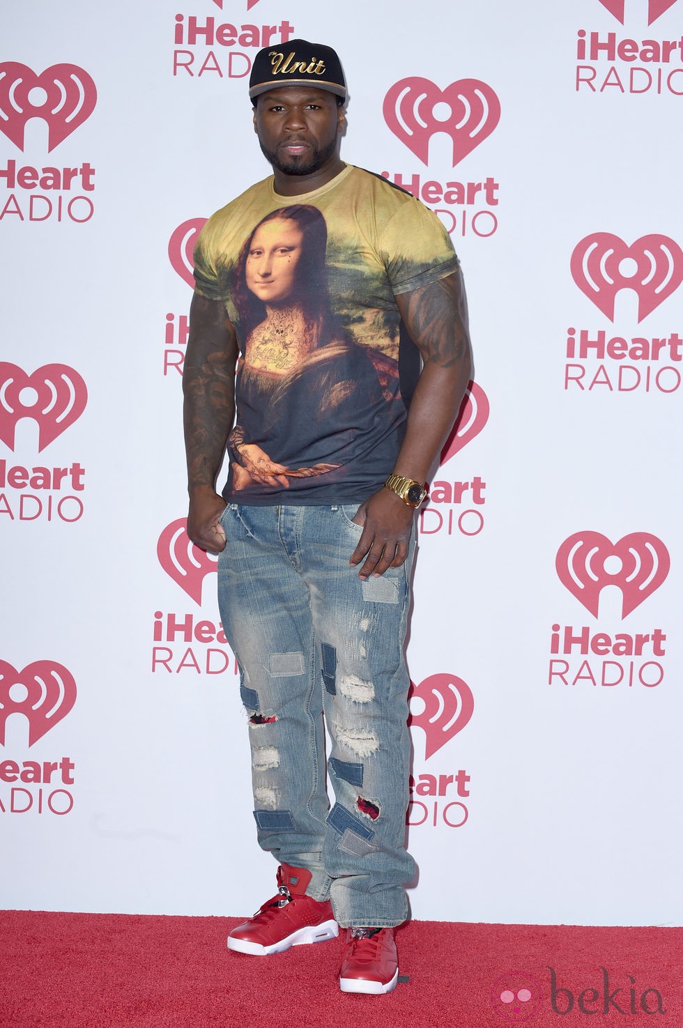 50 Cent en el iHeartRadio Music Festival 2014