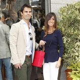 Curi Gallardo y Marta González en la fiesta del 40 cumpleaños de Fiona Ferrer