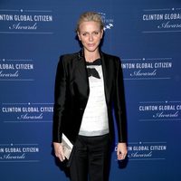 Charlene de Mónaco luce embarazo en los Clinton Global Citizen Awards 2014
