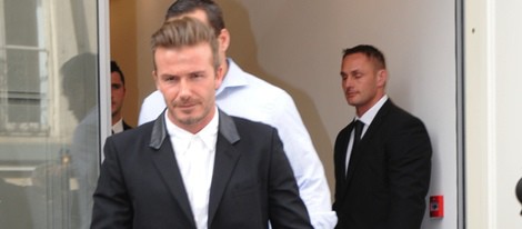 David Beckham en la apertura de la tienda Victoria Beckham en Londres