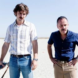 Raúl Arévalo y Javier Gutiérrez en 'La isla mínima'