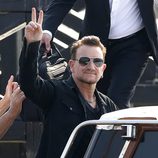 Bono en la boda de George Clooney y Amal Alamuddin