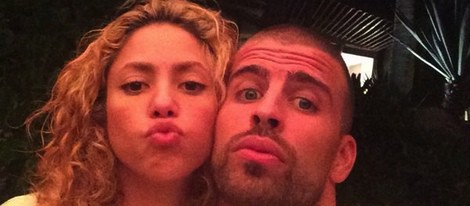 Gerard Piqué y Shakira ponen morritos desde México
