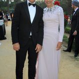 Manuel Díaz 'El Cordobés'  y su mujer Virginia Troconis en los Premios Escaparate de Sevilla
