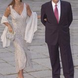 Isabel Preysler y Miguel Boyer en la boda de Ana Aznar y Alejandro Agag