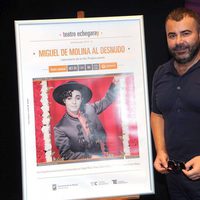 Jorge Javier Vázquez en la presentación de su obra teatral 'Miguel de Molina al desnudo'