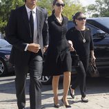 Fernando Verdasco e Isabel Preysler en el funeral de Miguel Boyer