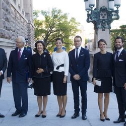 La Familia Real Sueca y Sofia Hellqvist en la apertura del Parlamento 2014