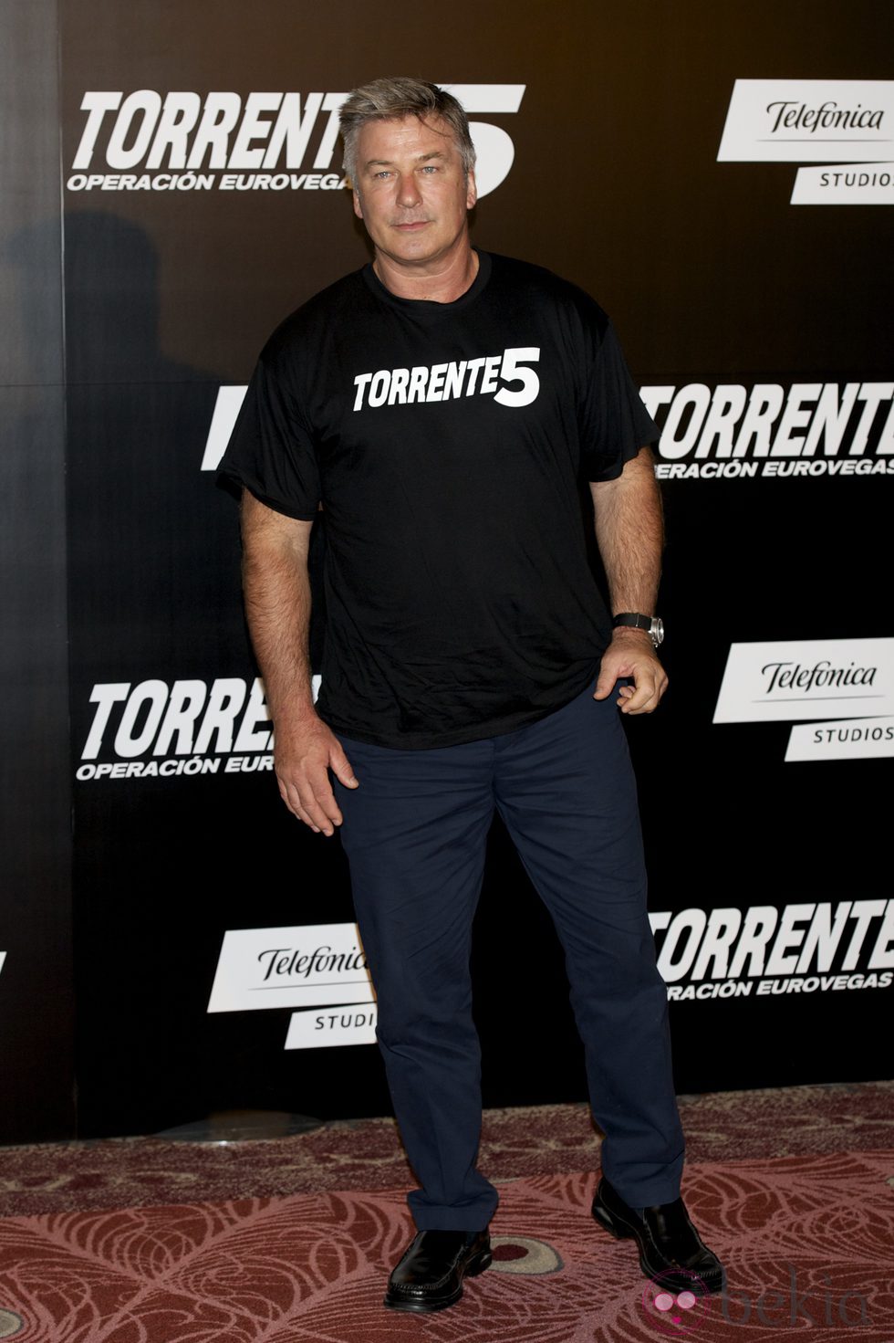 Alec Baldwin en el estreno de 'Torrente 5: Operación Eurovegas' en Madrid