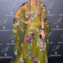Anna Dello Russo en una fiesta organizada en el marco de la Paris Fashion Week