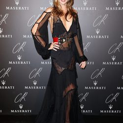 Miranda Kerr en una fiesta organizada en el marco de la Paris Fashion Week