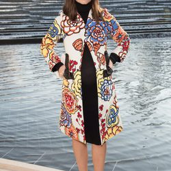 Miroslava Duma en el desfile de Louis Vuitton en la Semana de la Moda de París primavera/verano 2015