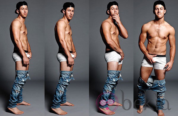 Nick Jonas posa en calzoncillos para Flaunt Magazine