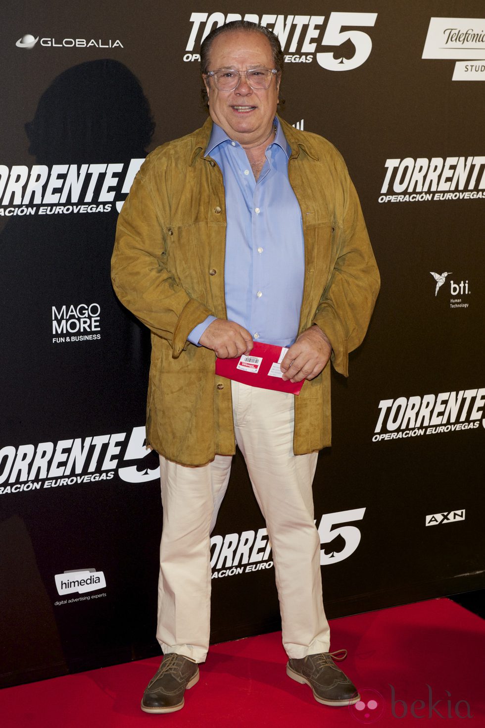 Arévalo en el estreno de 'Torrente 5: Operación Eurovegas'