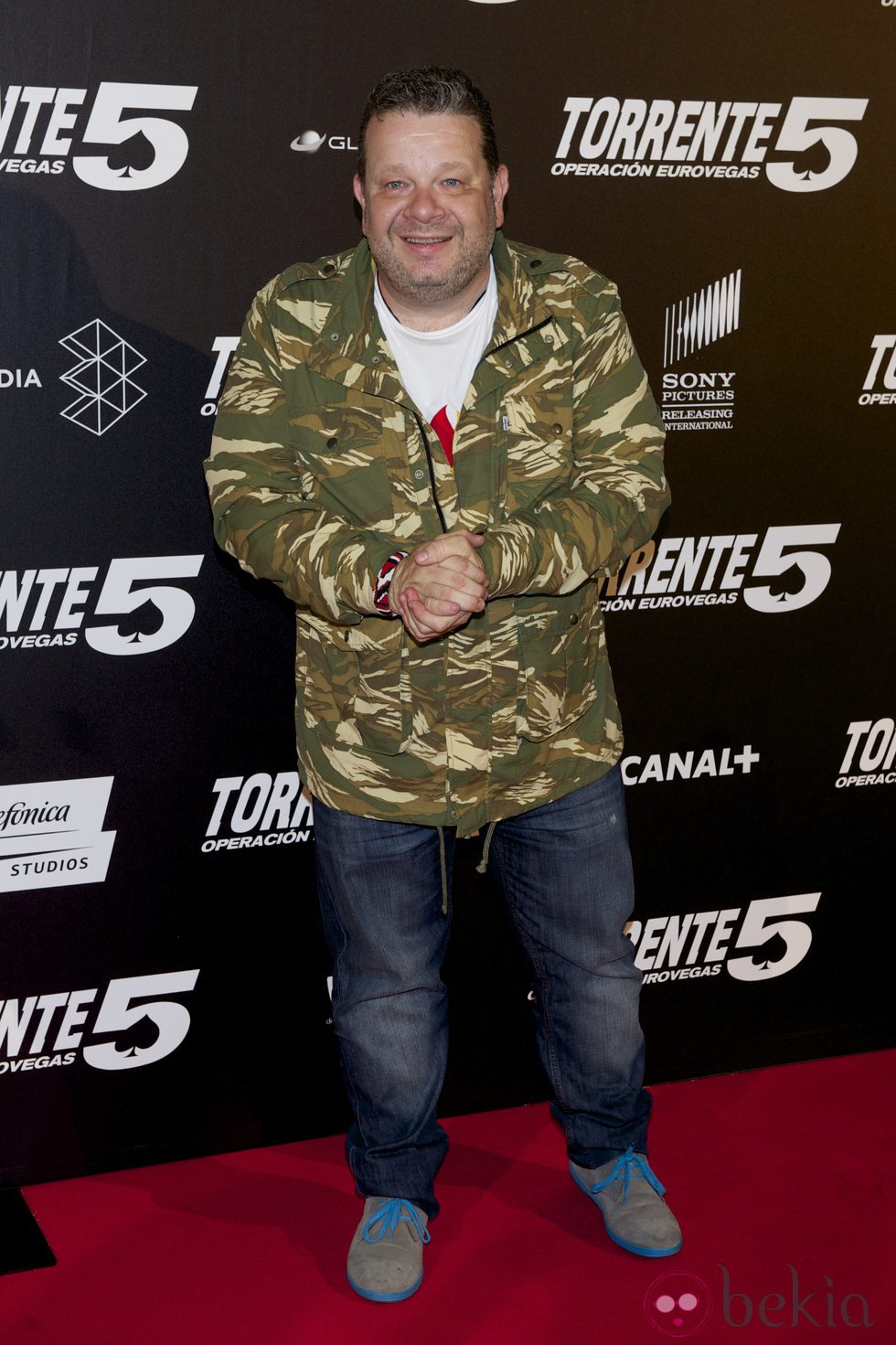 Alberto Chicote en el estreno de 'Torrente 5: Operación Eurovegas'