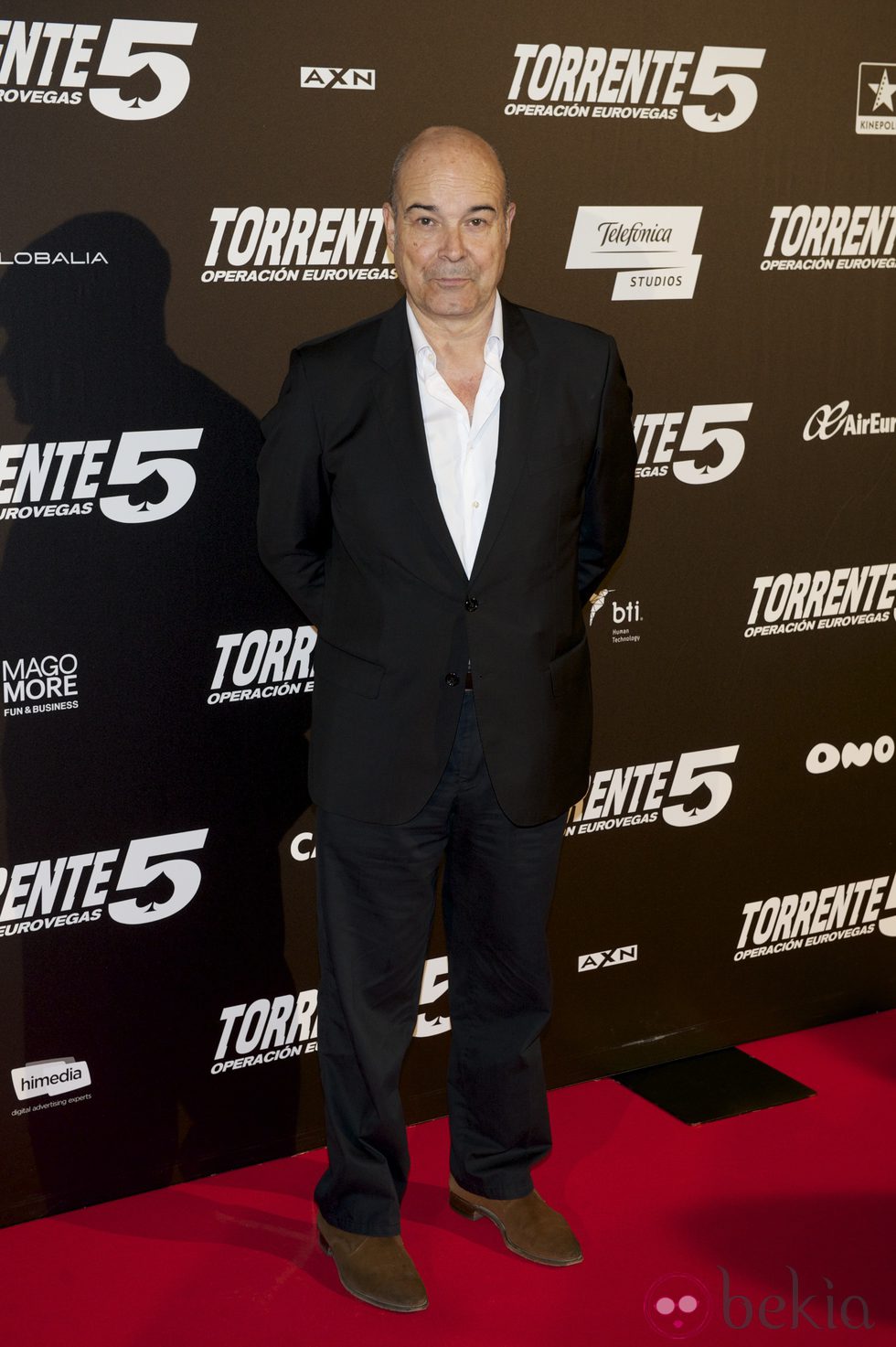 Antonio Resines en el estreno de 'Torrente 5: Operación Eurovegas'