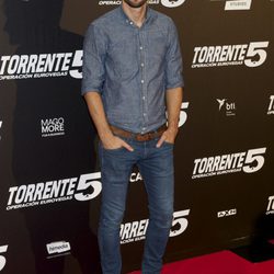 Raúl Arévalo en el estreno de 'Torrente 5: Operación Eurovegas'