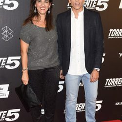 Llum Barrera y Xuso Jones en el estreno de 'Torrente 5: Operación Eurovegas'